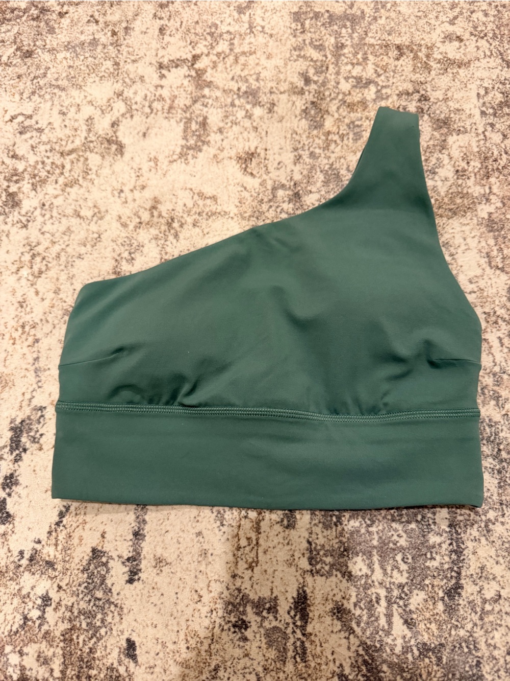 lululemon athletica One-Shoulder Deep Green Swim Top
